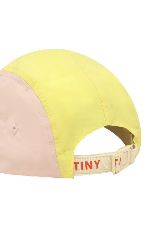 Chłopiec Tinycottons czapka z daszkiem dziecięca COLOR BLOCK CAP SS25.423 zielony