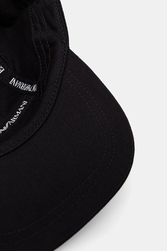 Pamučna kapa sa šiltom Emporio Armani EB000328.AF14016 crna