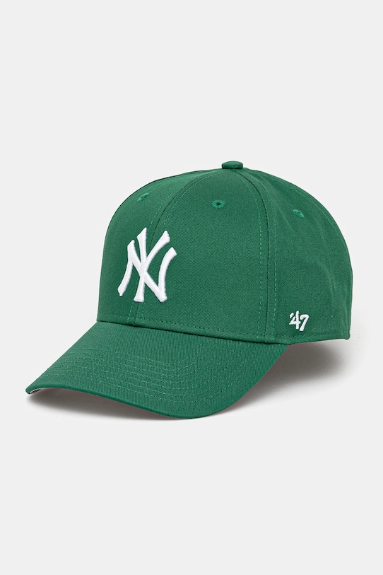 47 brand șapcă de baseball din bumbac MLB New York Yankees bumbac verde B.RAC17CTP.KY.KIDS