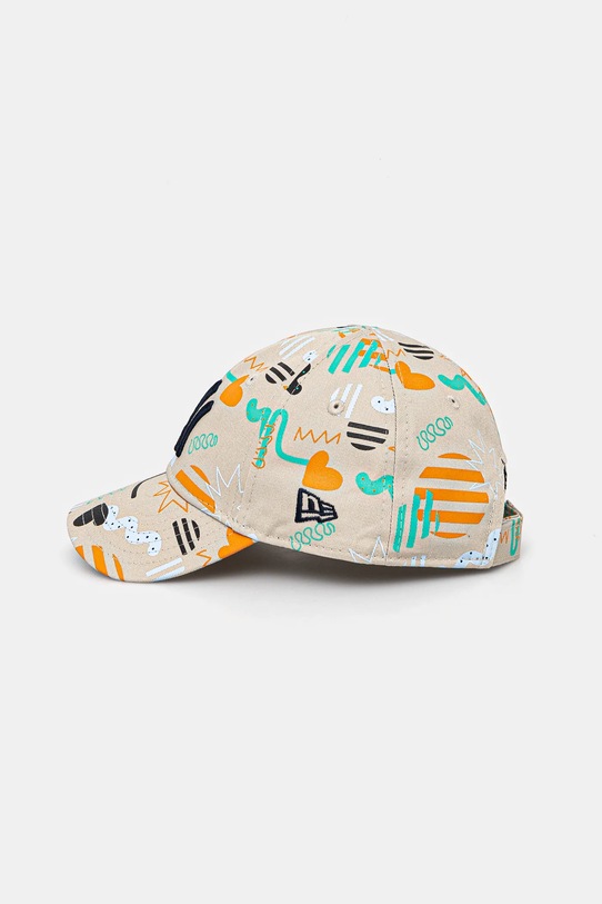 Dětská bavlněná kšiltovka New Era NEW YORK YANKEES 60595408 béžová SS25