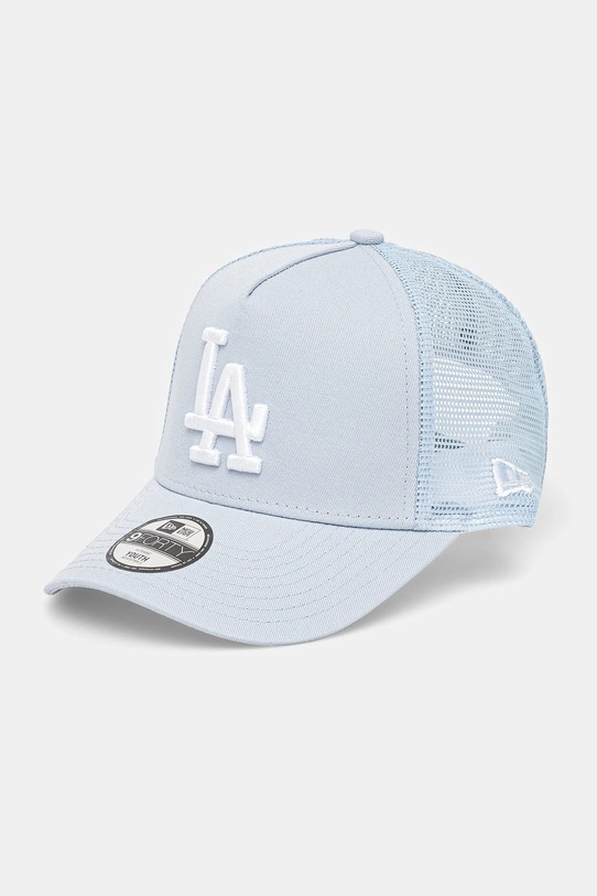 New Era czapka z daszkiem bawełniana LOS ANGELES DODGERS aplikacja niebieski 60595496