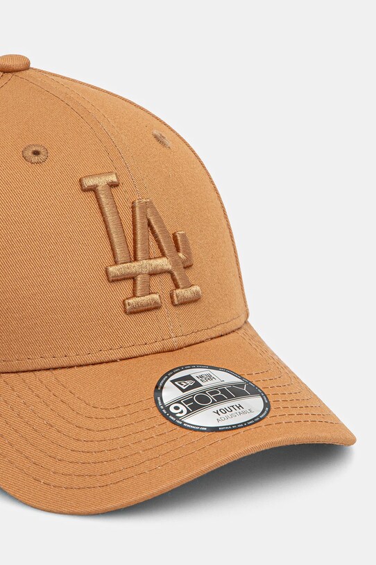 New Era șapcă de baseball din bumbac LOS ANGELES DODGERS 60595472 maro SS25