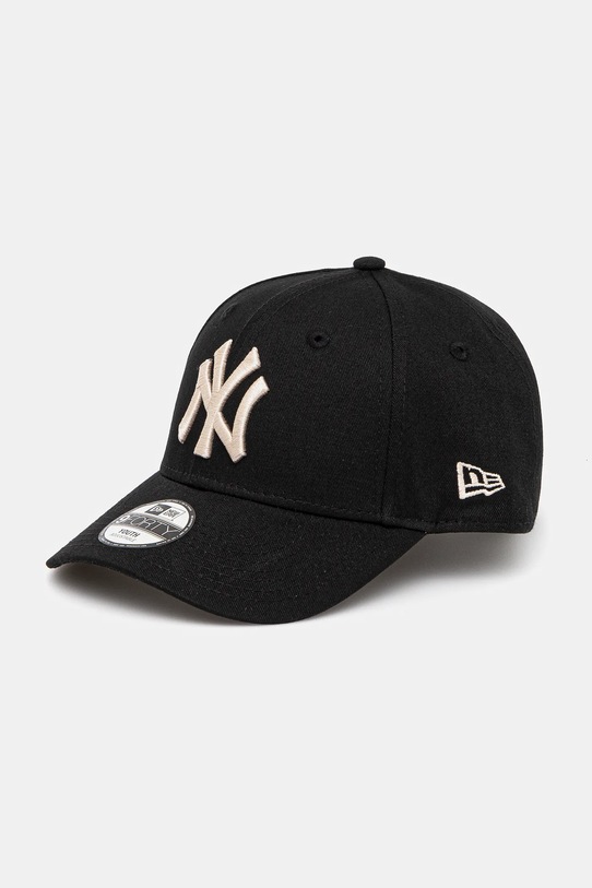 Бавовняна бейсболка New Era NEW YORK YANKEES аплікація чорний 60595473