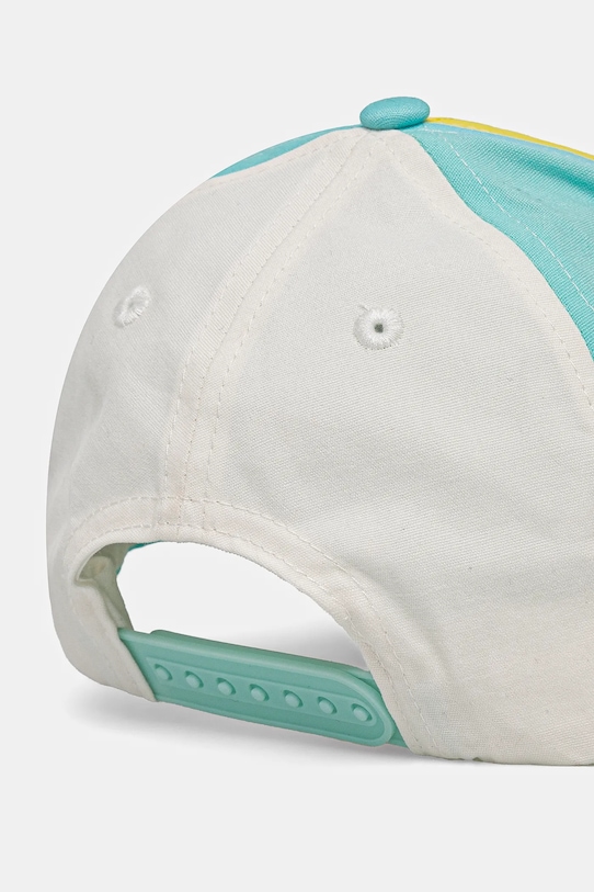 Хлопчик Дитяча бавовняна кепка United Colors of Benetton 6LDDGA01B.P.Seasonal жовтий