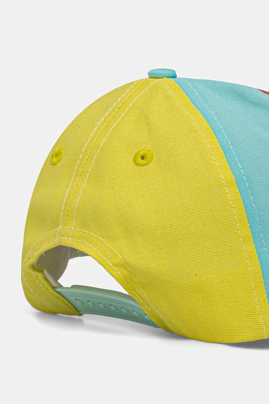 Παιδικό βαμβακερό καπέλο μπέιζμπολ United Colors of Benetton 6LDDGA01B.P.Seasonal κόκκινο SS25