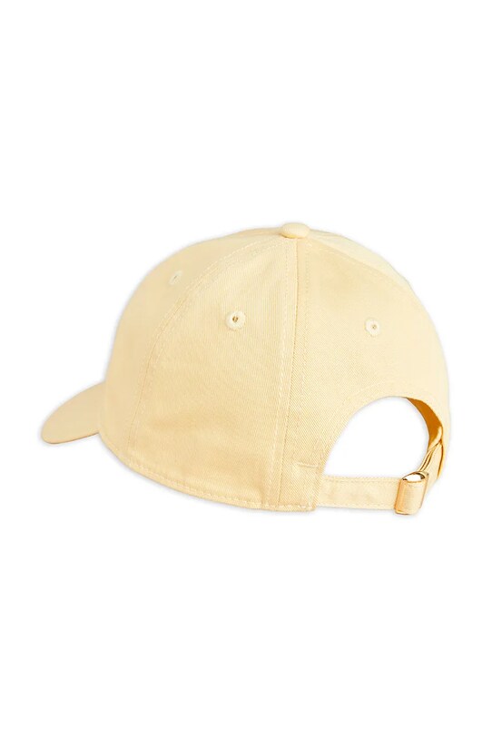 Otroška bombažna bejzbolska kapa Mini Rodini Note 2526510423 rumena SS25