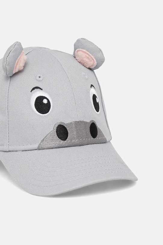 New Era czapka z daszkiem bawełniana dziecięca NEW ERA 60667520 szary SS25