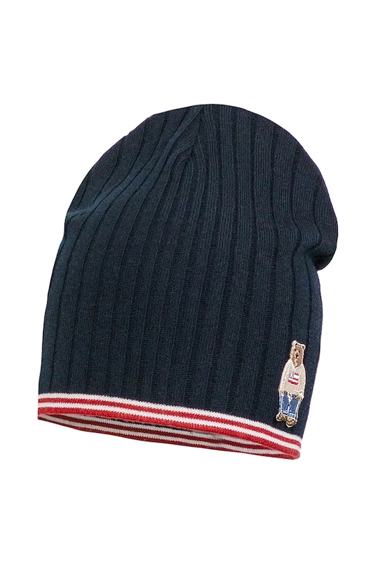 Detská čiapka Jamiks REX stredne hrubá tmavomodrá REX.Nakr.glowy.JWH052.K