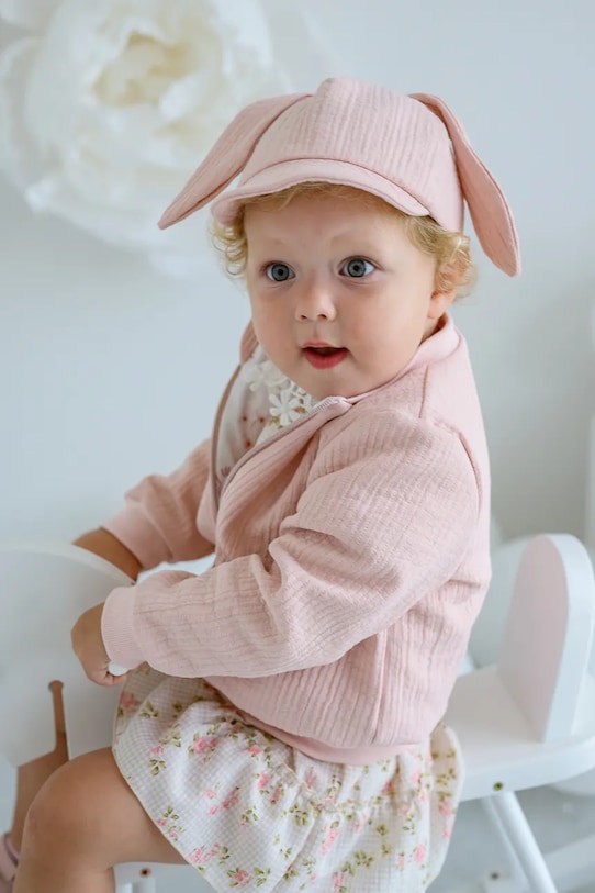 Băieți Jamiks șapcă de baseball pentru copii CHAKA CHAKA.Nak.glow.JLH131.K roz