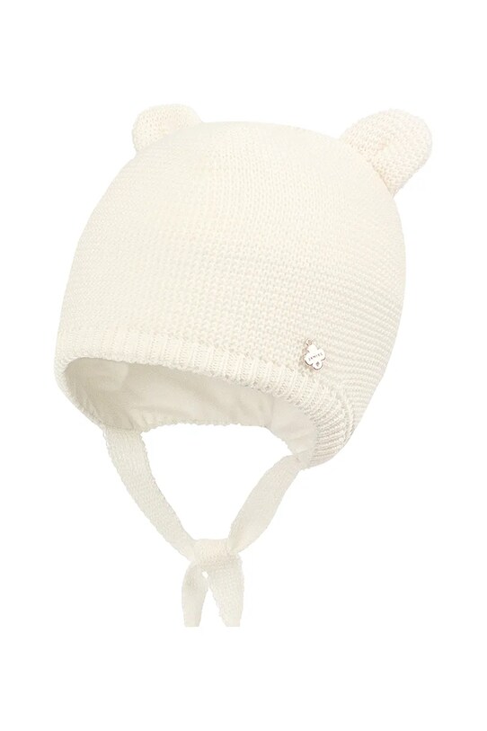 Бавовняна шапка для немовля Jamiks CIELO бавовна бежевий CIELO.Nak.glow.JWH110.K