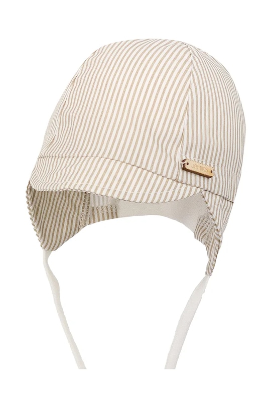 Βρεφικό βαμβακερό Σκούφος Jamiks DELMAR DELMAR.Nak.glo.JLH161.K μπεζ SS25