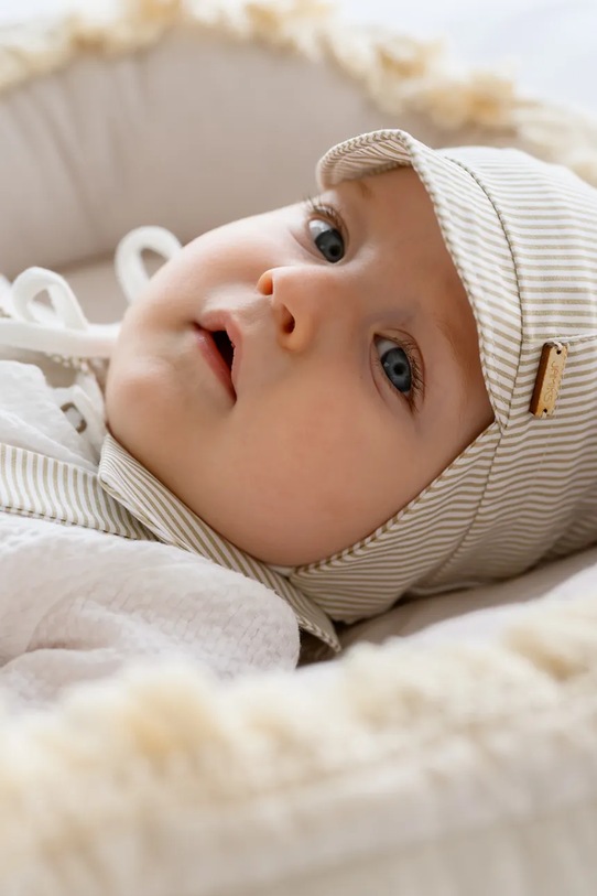 Κοριτσίστικα Βρεφικό βαμβακερό Σκούφος Jamiks DELMAR DELMAR.Nak.glo.JLH161.K μπεζ