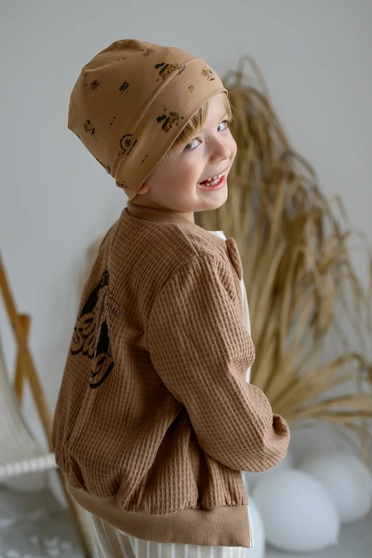 Băieți Jamiks caciula bebe JASON JASON.Nak.glow.JWH054.K maro