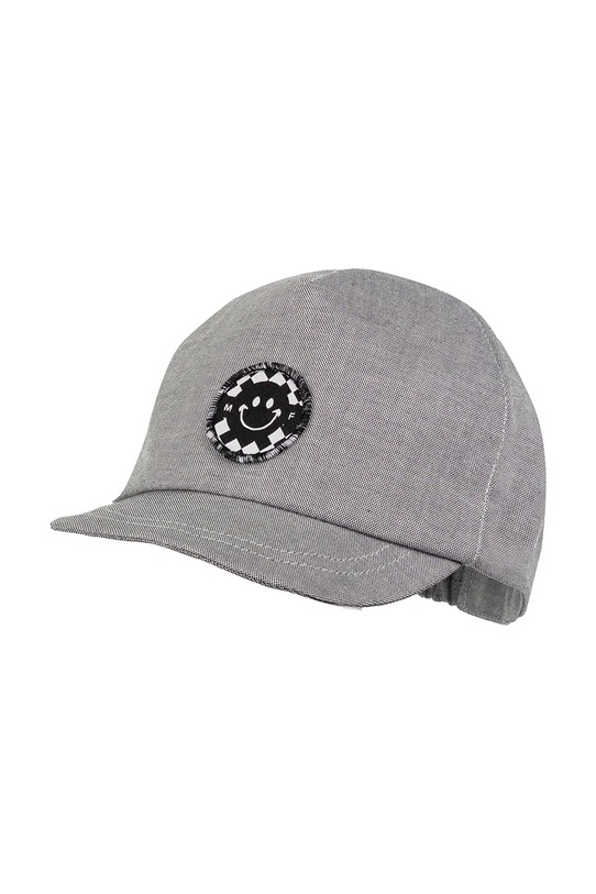 Jamiks șapcă din bumbac pentru copii OMER OMER.or.Nak.gl.JLH101.K gri SS25
