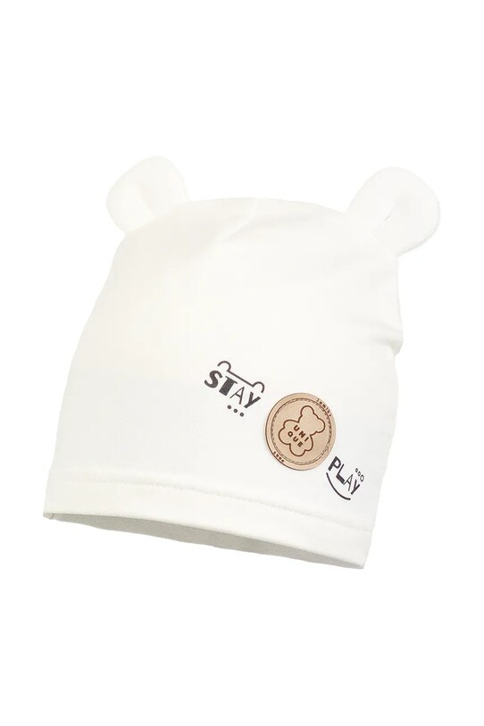 Шапка для младенцев Jamiks PETRU аппликация бежевый PETRU.Nak.glow.JWH081.K