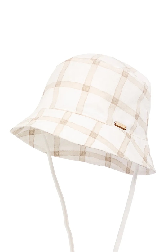 Jamiks kapelusz lniany dziecięcy ROMEO pozostałe beżowy ROMEO.le.Na.gl.JLH127.K