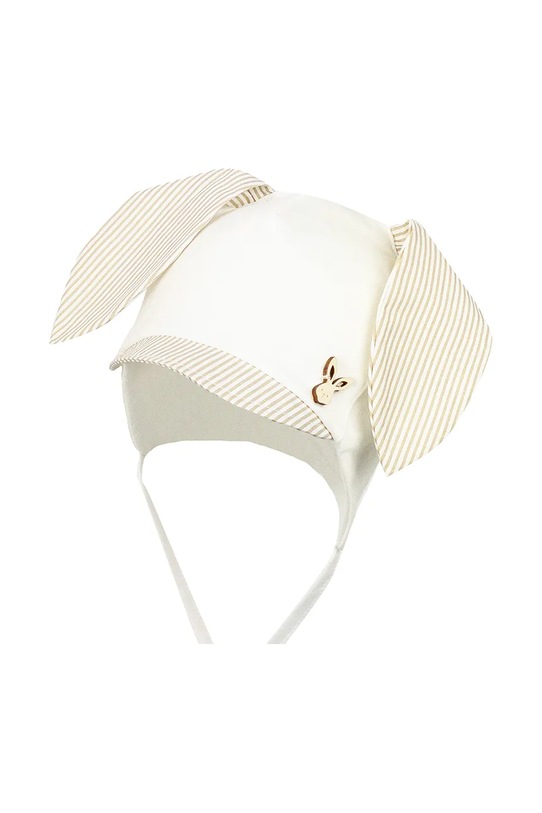 Dětská bavlněná kšiltovka Jamiks SATURIN SATURIN.Nak.gl.JWH097.K béžová SS25