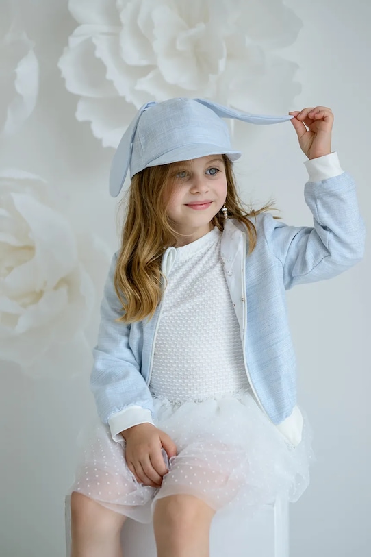 Jamiks czapka z daszkiem bawełniana dziecięca SHELLEY SHELLEY.Nak.gl.JLH136.K niebieski