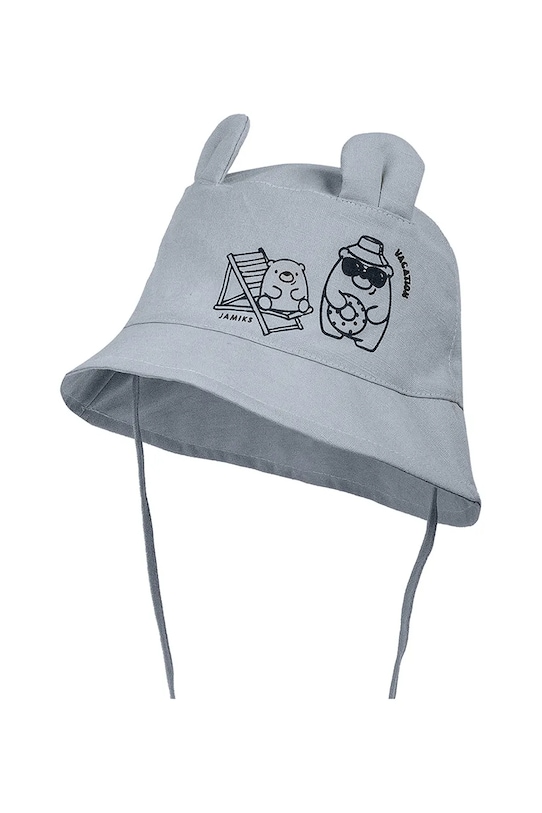 Дитячий лляний капелюх Jamiks TADI TADI.le.Nak.gl.JLH063.K блакитний SS25