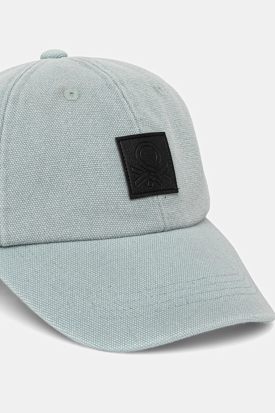 Šiltovka United Colors of Benetton 6T8JCA02G.G.Seasonal tyrkysová SS25