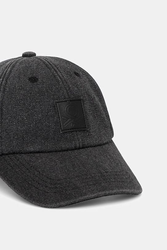 United Colors of Benetton șapcă 6T8JCA02G.G.Seasonal negru SS25