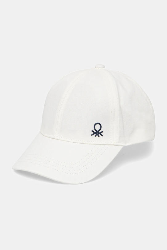 United Colors of Benetton șapcă bumbac alb 6YCTGA012.P.Seasonal