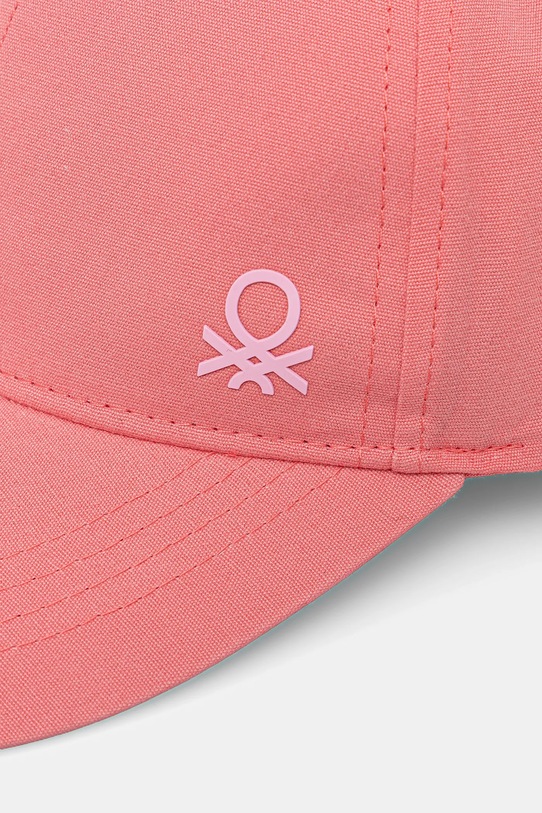 Šiltovka United Colors of Benetton 6YCTCA01Y.G.Seasonal ružová SS25