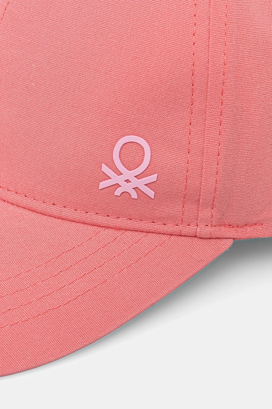 Šiltovka United Colors of Benetton 6YCTCA01Y.G.Seasonal ružová SS25
