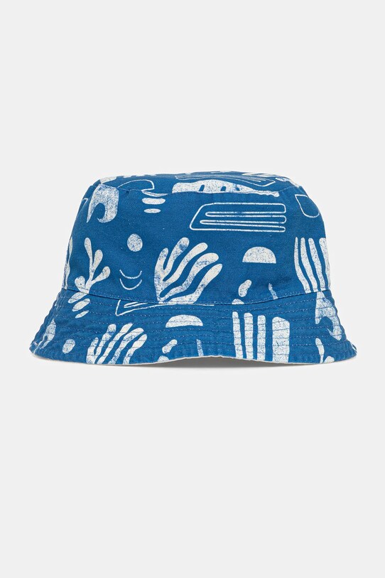 United Colors of Benetton pălărie reversibilă din bumbac pentru copii 6KQACA02M.G.Seasonal alb SS25