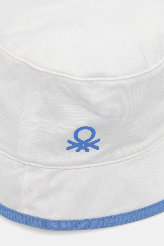 Дитяча двостороння панама United Colors of Benetton 6YPLGA01G.P.Seasonal блакитний