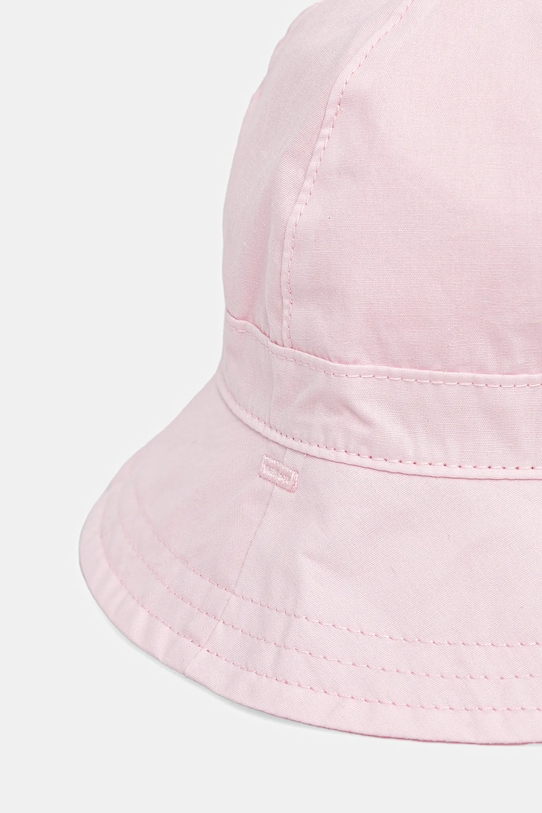 Chłopiec United Colors of Benetton kapelusz dwustronny bawełniany dziecięcy 65B2AA00W.W.Seasonal różowy