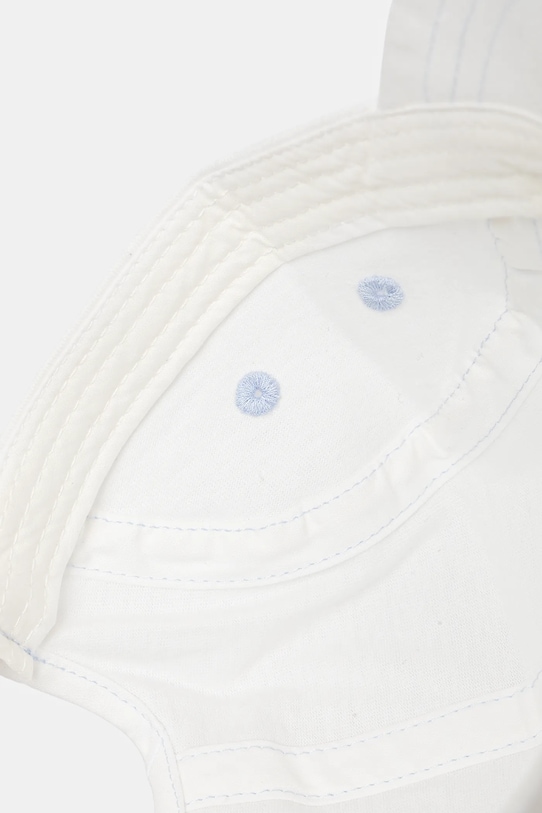 Dětská bavlněná kšiltovka United Colors of Benetton bílá 69G7AA00X.W.Seasonal