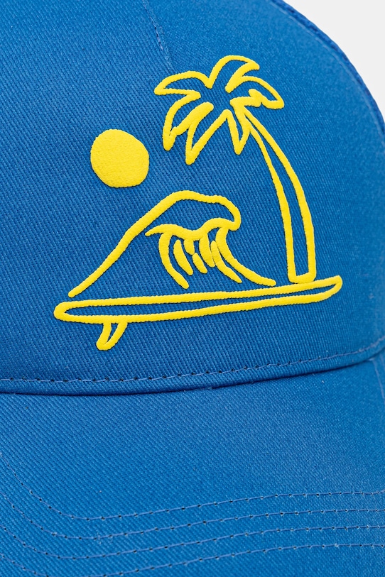 Detská baseballová čiapka United Colors of Benetton modrá 6XJNGA01F.P.Seasonal