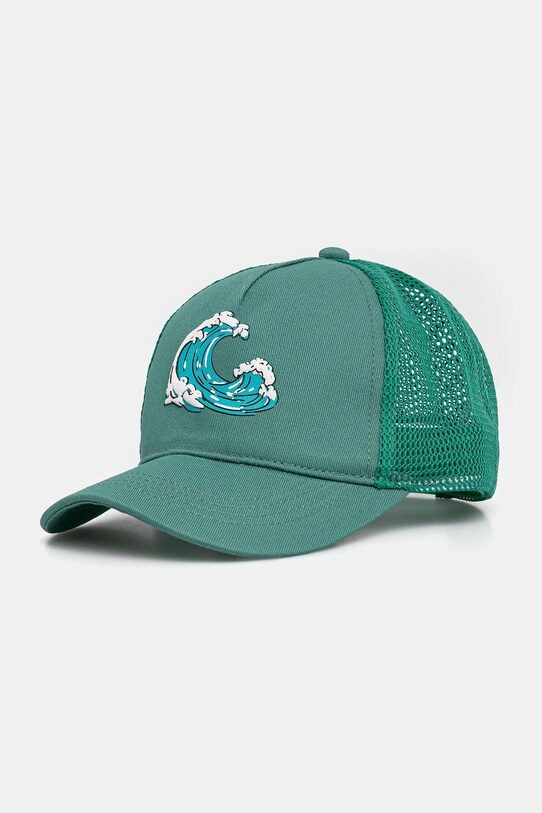 United Colors of Benetton șapcă de baseball pentru copii Planet friendly verde 6XJNGA01F.P.Seasonal