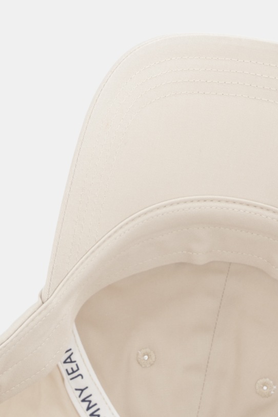 Tommy Jeans czapka z daszkiem bawełniana 0 beżowy AM0AM12958