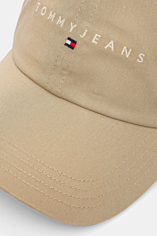 Tommy Jeans czapka z daszkiem bawełniana 0 AM0AM12958 zielony AW25