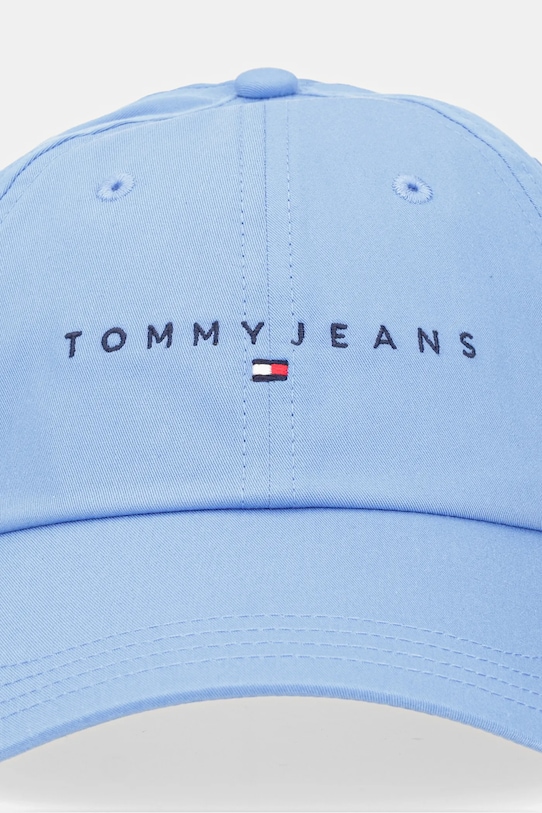 Tommy Jeans șapcă de baseball din bumbac 0 AM0AM12958 albastru AW25