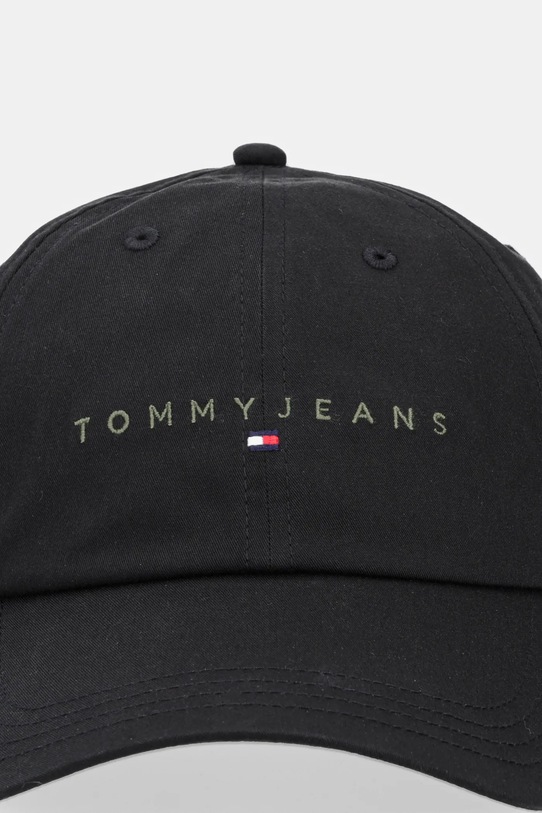 Bavlněná baseballová čepice Tommy Jeans 0 AM0AM12958 černá AW25