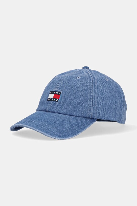 Джинсовая кепка Tommy Jeans хлопок голубой AM0AM12936