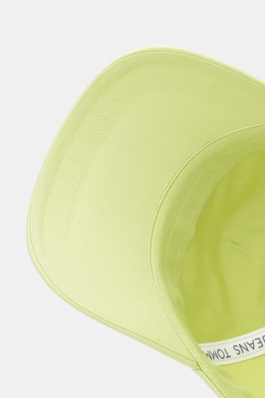 Tommy Jeans čiapka so šiltom pánska bavlnená zelená AM0AM12933