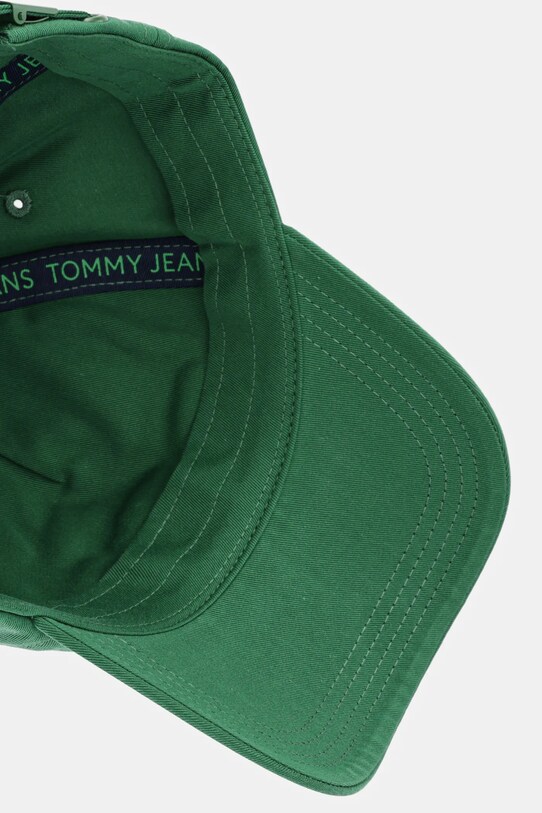 Бавовняна бейсболка Tommy Jeans зелений AM0AM12933