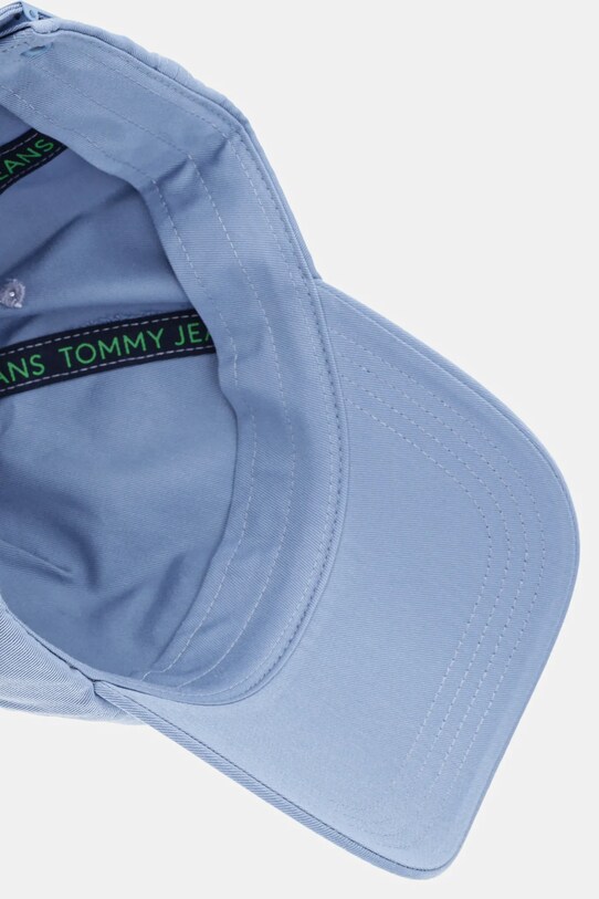 Хлопковая кепка Tommy Jeans голубой AM0AM12933