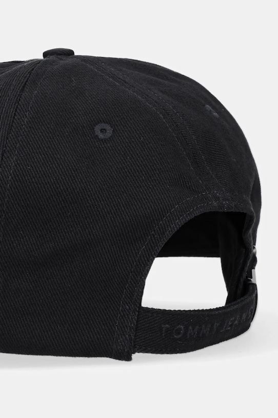 Accesorii Tommy Jeans șapcă de baseball din bumbac AM0AM13318 negru