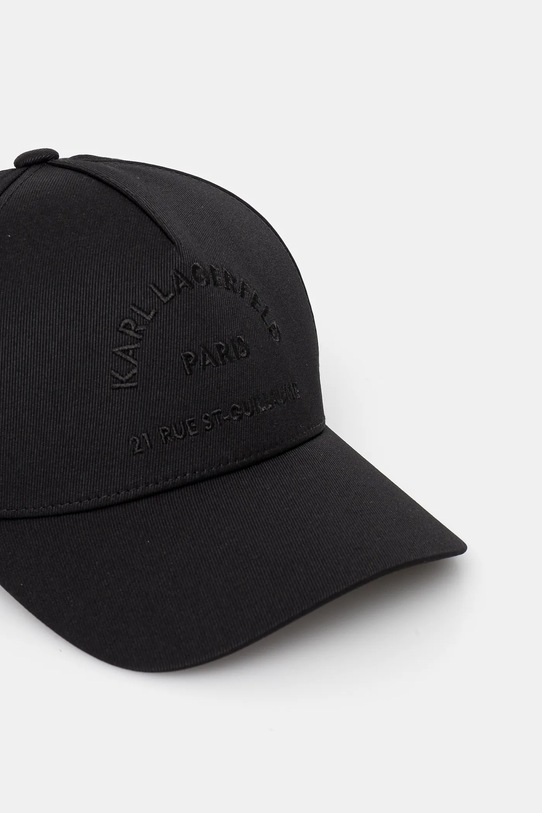 Кепка Karl Lagerfeld 551122.805612 чорний SS25