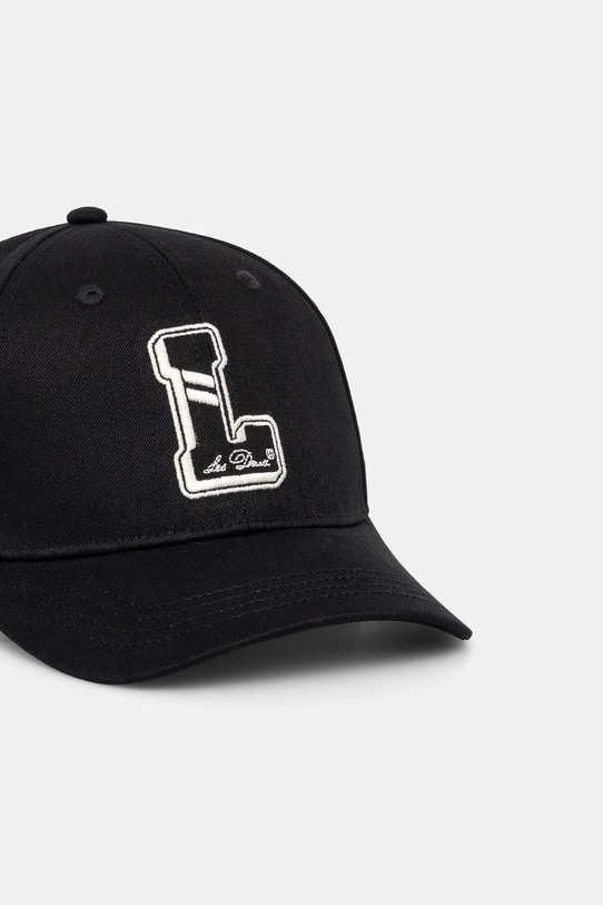 Les Deux șapcă de baseball din bumbac LDM702100 negru SS25