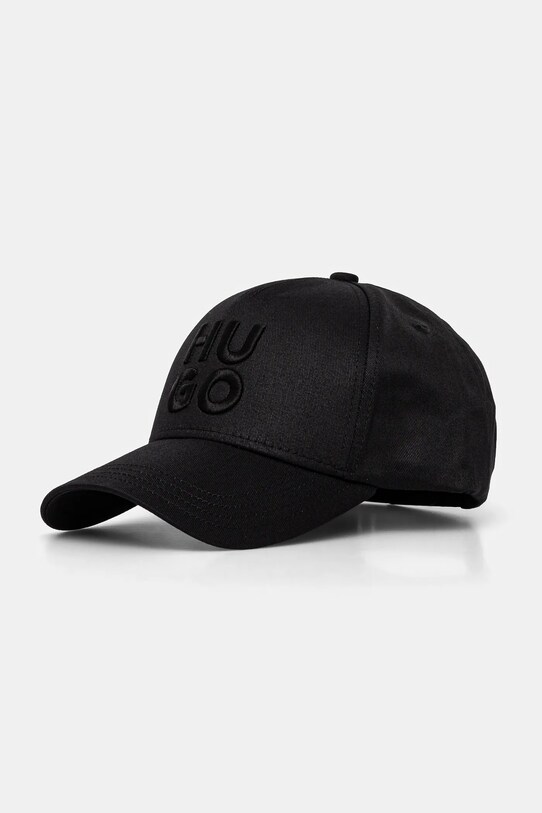 HUGO șapcă de baseball din bumbac bumbac negru 50533409