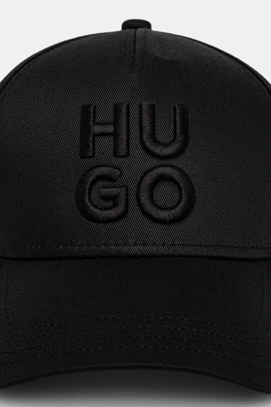 HUGO șapcă de baseball din bumbac 50533409 negru SS25
