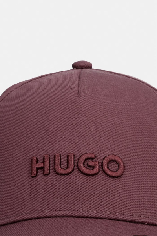 Pamučna kapa sa šiltom HUGO Jude 50533410 smeđa SS26