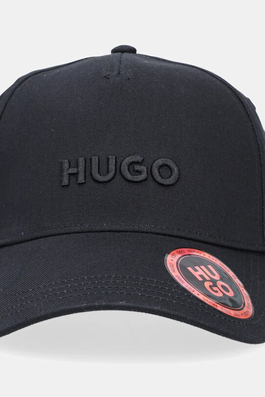 Бавовняна бейсболка HUGO 50533410 чорний SS25