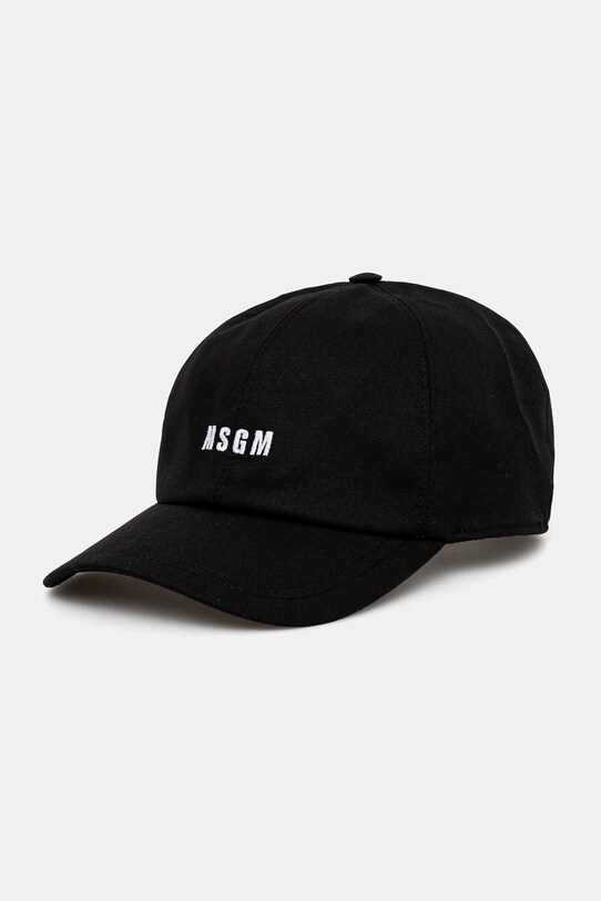 MSGM czapka z daszkiem aplikacja czarny 3840ML04.257126